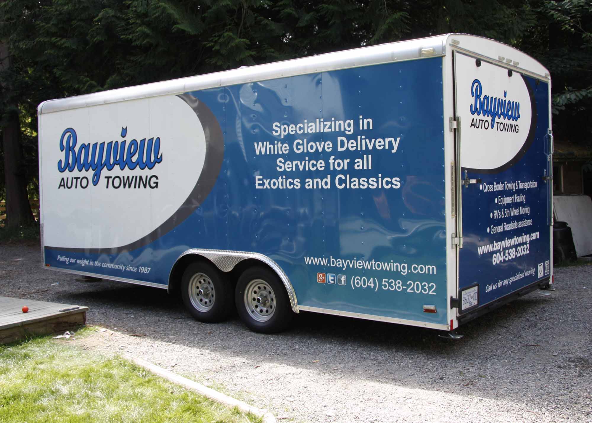 Bayview trailer left rear