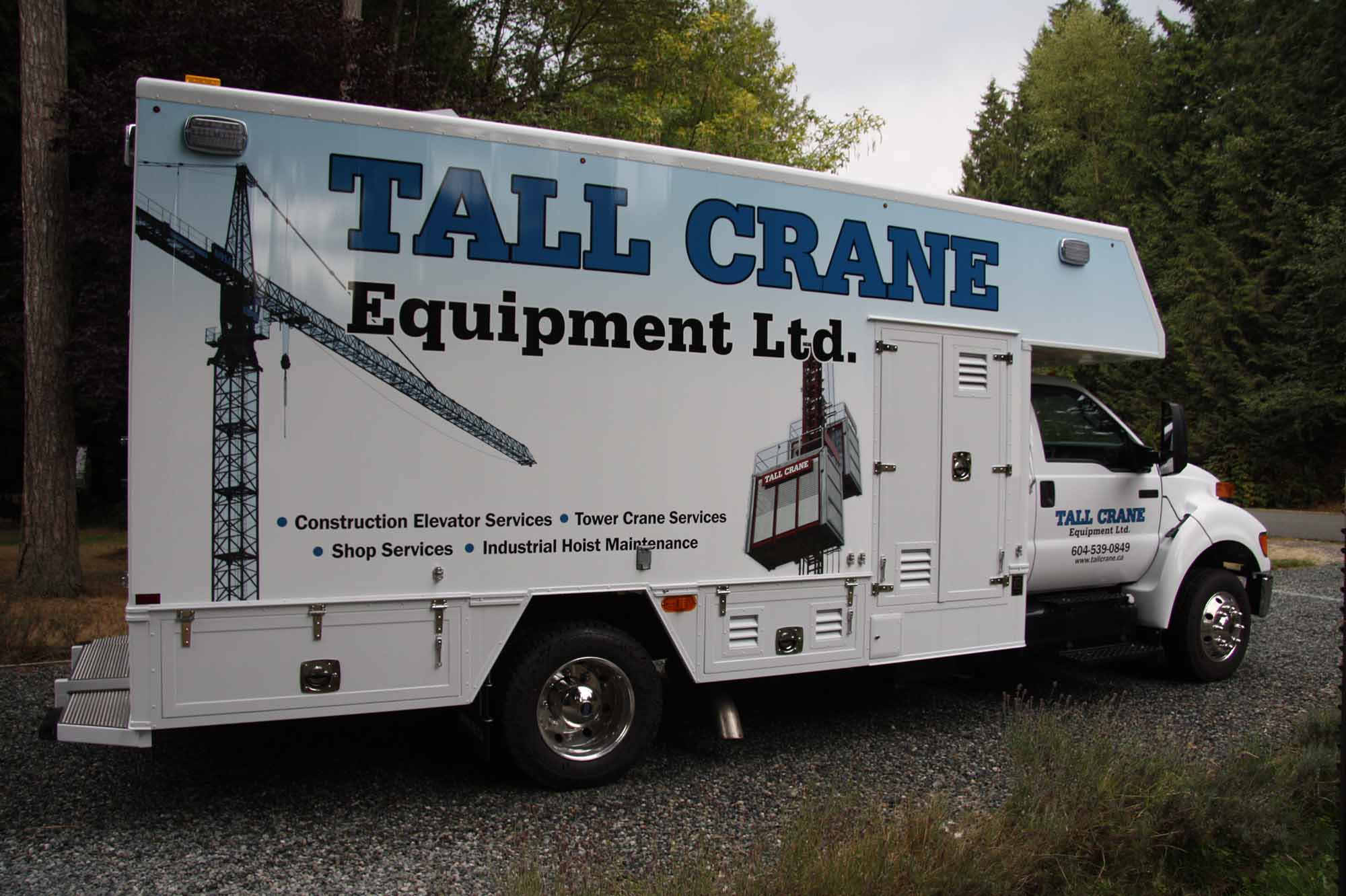 Tall Crane 5 ton truck