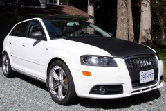 Audi carbon fibre hood